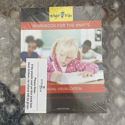 #ad New Sealed Bright Kids Workbook for the NNAT 2 Spatial Visualization Level A B $37.19