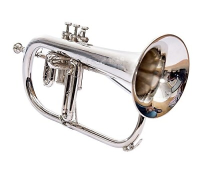 #ad Flugel horn 3 Valve Nickel Bb With Hard case amp; mouthpiece $135.43