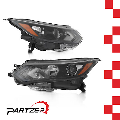 #ad Pair Halogen Headlight W LED LH RH For 2020 2022 Nissan Rogue Sport NI2503279 $339.99