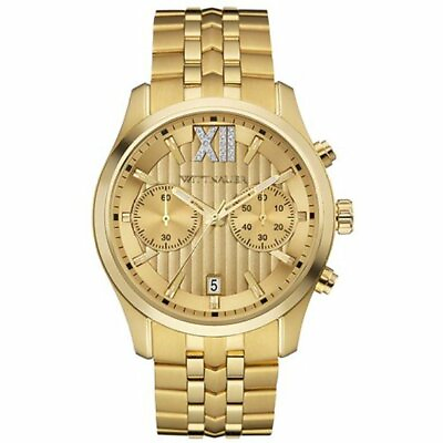 #ad Wittnauer WN3065 Men#x27;s Gold Tone Multi Dial Chronograph Wrist Watch w Warranty $154.99