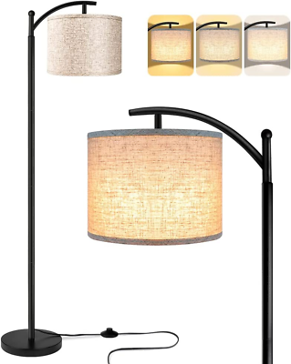 #ad Floor Lamp for Living Room with 3 Color Temperatures LED Bulb Standing Lamp $43.03