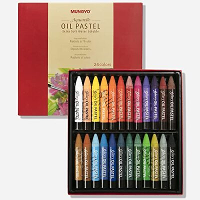 #ad Mungyo Water Soluble Oil Pastel Set of 24 Assorted Colors $14.69