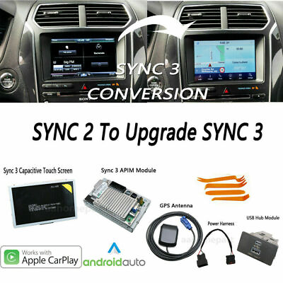 #ad New SYNC 2 to SYNC 3 Upgrade Kit 3.4 for Ford Touch MFT NAVI Carplay APIM Module $430.00