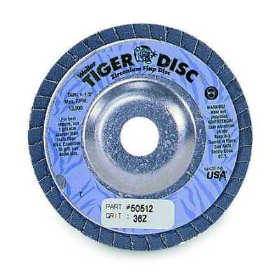 #ad Weiler 95980 Arbor Flap Disc 4 1 2 36 Extra Coarse $5.59