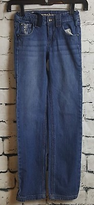 #ad Girls Arizona Slim Stretch Jewled pocket Jeans Size 10: 20 W 26 L $6.29