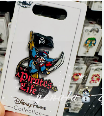 #ad Authentic Disney Pin pirates of the caribbean Stitch Shanghai Disneyland Hot $18.85
