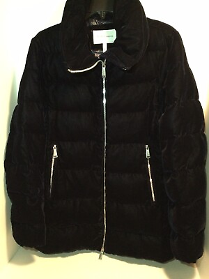 #ad BCBGeneration Velour Style Ladies Puffer Jacket NWOT $150.00