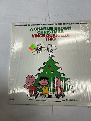 #ad VINCE GUARALDI A CHARLIE BROWN CHRISTMAS ORIGINAL SOUNDTRACK VINYL LP In SHRINK $19.99