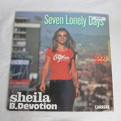 #ad Sheila B Devotion Seven Lonely Days SINGLE Vinyl Record Album $9.77