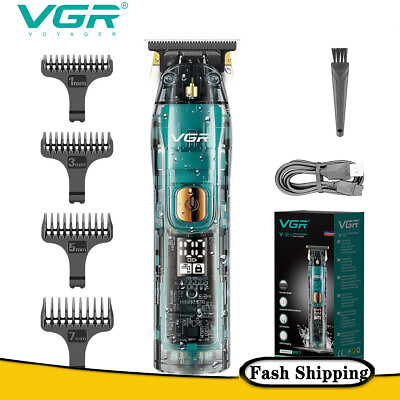 #ad VGR Hair Clipper Hair Trimmer Cordless Cutting Machine T Blade Haircut Zero V961 $25.99