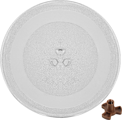 #ad 10quot; Microwave Glass Tray Turnable Plate Compatible w Whirlpool Dishwasher Safe $28.99