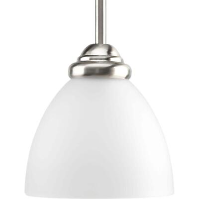 #ad Progress Lighting Pendant Light Modern Adjustable Hanging Length Brushed Nickel $60.10