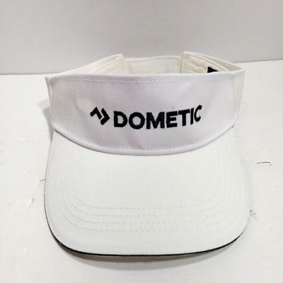 #ad Dometic White Embroidered Adjustable Sun Visor Hat $14.99