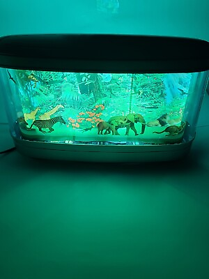 #ad Dual Sided Rotating Motion Jungle Night Light Moving Lamp $50.00