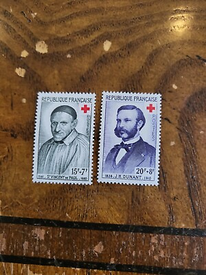#ad Stamps France Scott #B327 8 nh $1.25