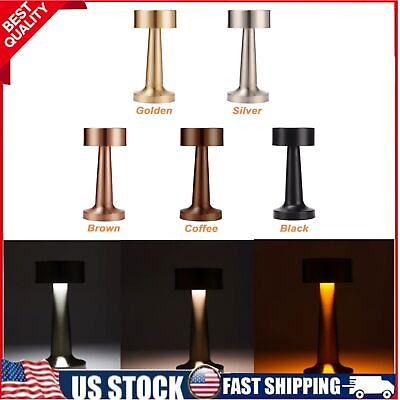 #ad Modern LED Table Lamp Rechargeable Dimmable Bar Touch Night Light ​Cordless USA $30.99