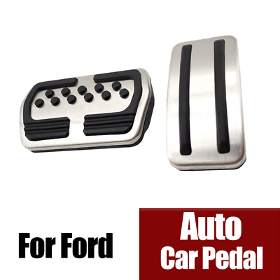 #ad Non Silp Stainless Steel Auto Car Gas Brake Pedal For Ford Focus Escape Kuga KU $35.50