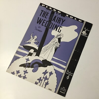 #ad The Fairy Wedding Sheet Music Turner 1936 Moderne Piano Solo Vintage $23.99