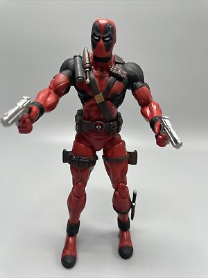 #ad DST Marvel Deadpool Figure 8quot; Tall With Weapons read $17.99