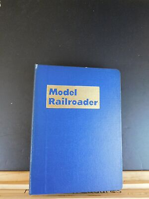 #ad Model Railroader Magazine Complete year in MR blue binders 1960 12 issues $60.00