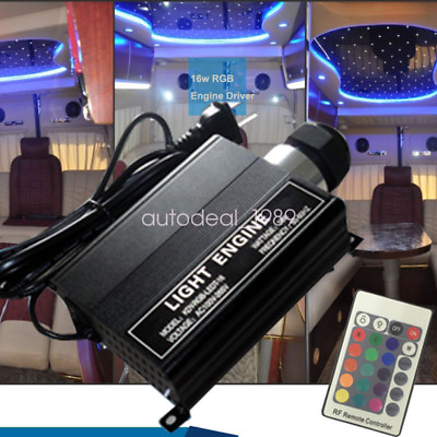 #ad 16W RGB LED Fiber Optic Star Ceiling Lights Engine Driver With remote Ctroller $37.97