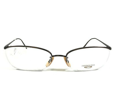 #ad Oliver Peoples Eyeglasses Frames Cherish MC Rustic Gold Cat Eye Oval 51 17 135 $99.99
