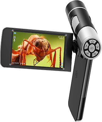 #ad TOMLOV Handheld Digital Microscope 4quot; Screen Observe Tools Portable Microscope AU $114.94