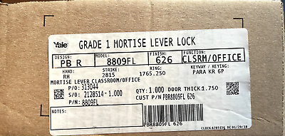 #ad Yale Mortise Lever Lock 8809FL $129.95