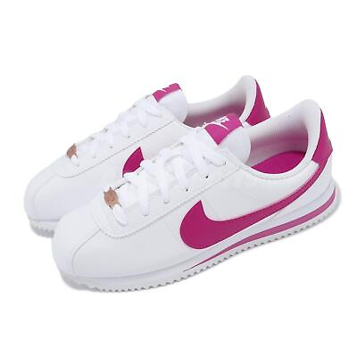#ad Nike Cortez Basic SL GS White Pink Prime Kids Youth Casual Shoes 904764 109 $82.99