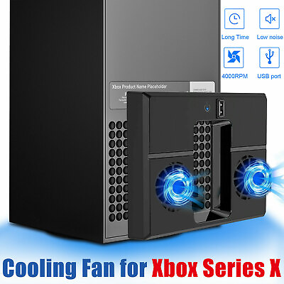 #ad USB Vertical Cooling Fan External Cooler Accessories for Xbox Series X Console $13.98