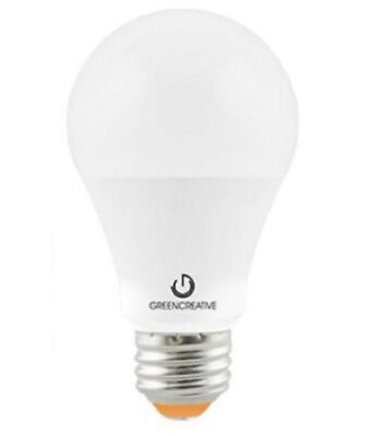 #ad 💥Green Creative 98562 A19 E26 9W 2700K Dimmable 9 Watt Bulb New in Box $17.59