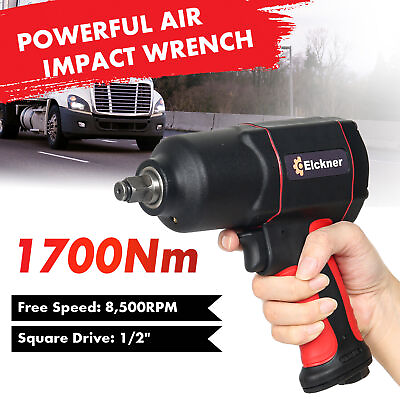 #ad Heavy Duty 1 2quot; 1700Nm Pneumatic Air Impact Wrench Ratchet Compressor Gun Tool $79.99