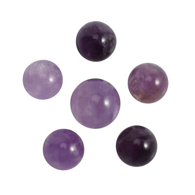 #ad Decorative Natural Purple Quartz Crystal Fluorite Ball Healing Gemstone3592 AU $13.78