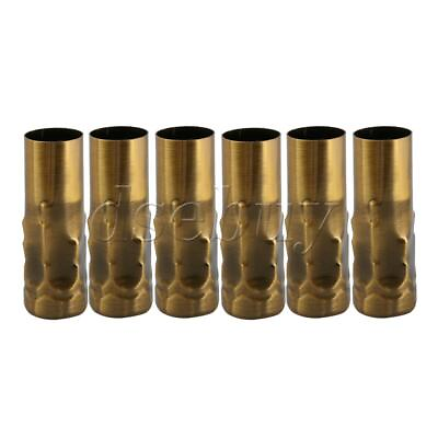 #ad 6Pcs Bronze Chandelier Candle Light Covers Sleeves Socket 25mm Dia 80mm Length $14.14