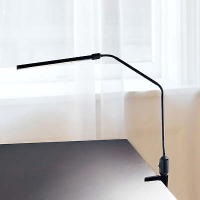 #ad Modern Contemporary LED Desk Lamp with Clamp for Home Office or Dorm Black $37.00