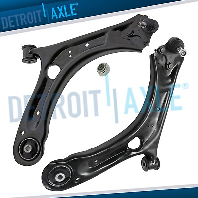 #ad FWD Front Lower Control Arms w Ball Joint for 2012 2021 Volkswagen Passat Beetle $76.44