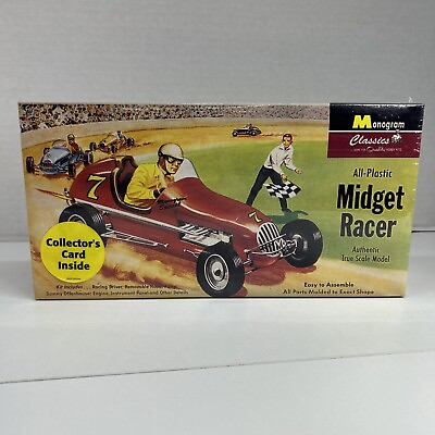 #ad MONOGRAM Midget Racer MODEL KIT New in box Sealed $19.95