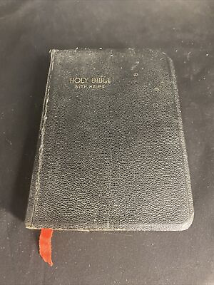 #ad HOLY BIBLE WITH HELPS Nelson Revised Standard Version 1952 Vintage Illustrated $11.99