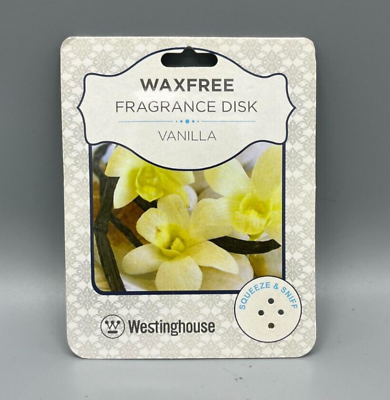 #ad Westinghouse Waxfree Vanilla Home Fragrance Disk $5.99