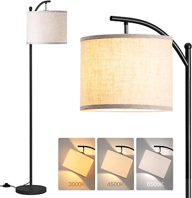 #ad Floor Lamp for Living Room with 3 Color Temperatures Standing Lamp with Linen L $54.41