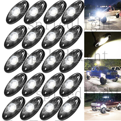 #ad 20pcs Pods LED Rock Lights Wheel Fender Underbody Fit Chevrolet Silverado 1500 $68.86
