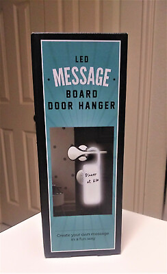 #ad LED Message Board Door Hanger Message Night Light Created Your Own Message NEW $15.99