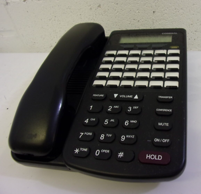 #ad Comdial Vertical DX80 DX 80 7260 00 HAC Black LCD Office Phone w WARRANTY $17.50