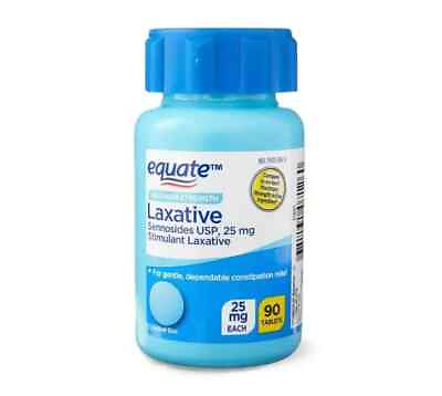 #ad Equate Maximum Strength Laxative Tablets for Constipation Relief 90ct Tablets $9.95