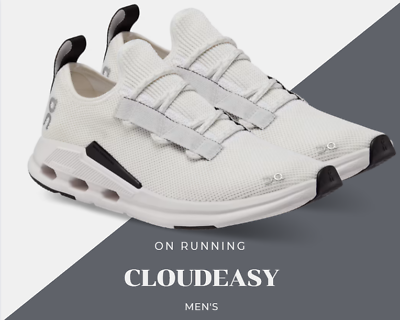 #ad FLASH SAELE ON CLOUDEASY MEN#x27;S RUNNING SHOES Undyed White Black FULL SIZE US $105.00