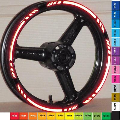#ad 3M REFLECTIVE MOTORCYCLE or CAR RIM STRIPES WHEEL DECALS TAPE STICKERS 17 inch $20.99
