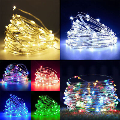 #ad 20 50 200 LED Fairy String Lights Christmas Tree Home Party Xmas Decor w Remote $7.99
