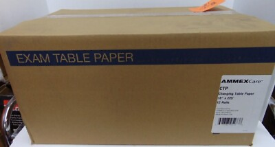 #ad AMMEX Moisture Resistant Changing Table Paper 18quot; x 225#x27; Roll Case of 12 Rolls $15.00