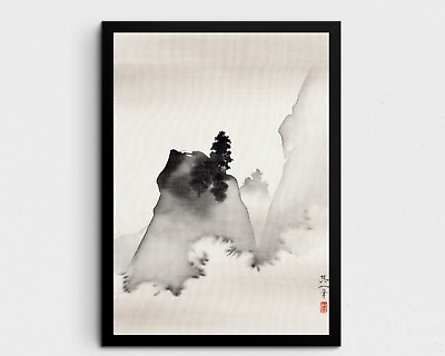 #ad Japandi Wall Art Modern Oriental Wall Art Retro Asian Antique Unframed Poster $14.90