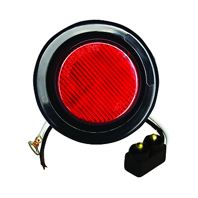 #ad Fortpro 2quot; Red Round Clearance Marker Led Light with 10 LEDs and Red Lens F235 $5.75
